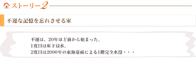 不運な記憶を忘れさせる家